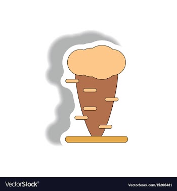 Tornado hurracian disaster twister vector image