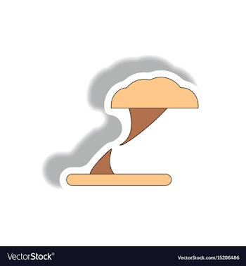 Tornado hurracian disaster twister vector image