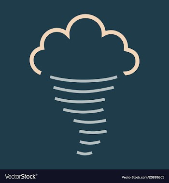 Tornado icon simple of tornado icon for web fast vector image