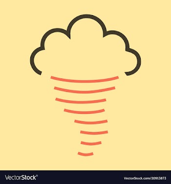 Tornado icon simple of tornado icon for web fast vector image