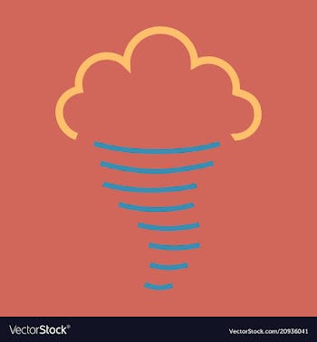 Tornado icon simple of tornado icon for web fast vector image