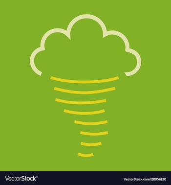 Tornado icon simple of tornado icon for web fast vector image