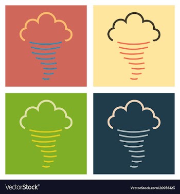 Tornado icon simple of tornado icon for web fast vector image