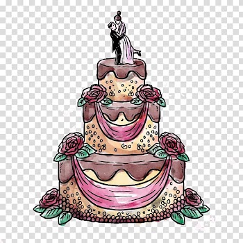 Torte Wedding cake Birthday cake Watercolor painting Illustration, Watercolor style wedding cake transparent background PNG clipart