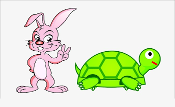 Tortoise And The Hare, Lovely, Cartoon, Tortoise PNG Image and ...