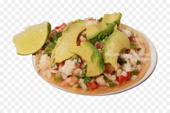 Tostada Ceviche Taco Caridea Seafood - shrimps 
