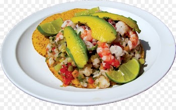 Tostada Ceviche Toast Vegetarian cuisine Caridea - pulp 