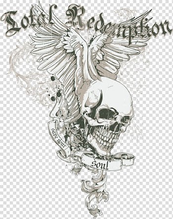 Total Redemption skull illustration, Visual arts Drawing Illustration, Smiling Skull transparent background PNG clipart