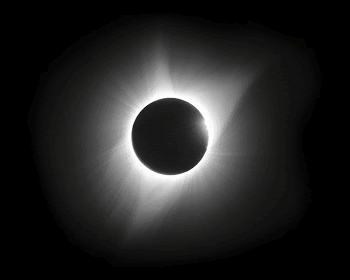 Total solar eclipse collage element | Free PSD - rawpixel