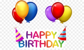 Total Wine & More Birthday Email Coupon - Happy Birthday with Balloons PNG Clip Art 