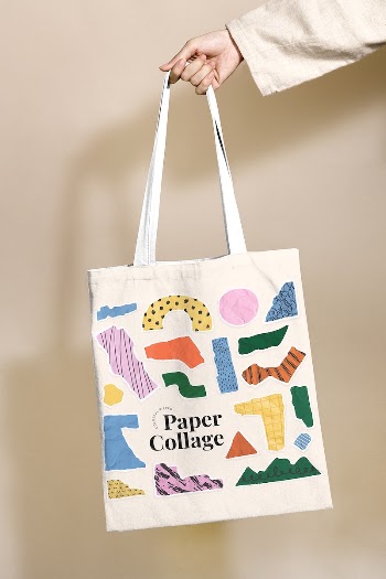Tote bag mockup psd with ripped | Free PSD Mockup - rawpixel