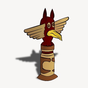 Totem statue clipart, illustration vector. | Free Vector - rawpixel