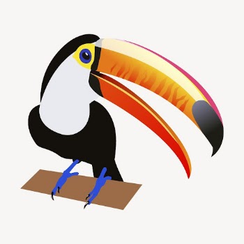 Toucan bird clipart, wild animal | Free PSD - rawpixel