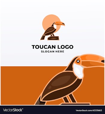 toucan cartoon logodesign