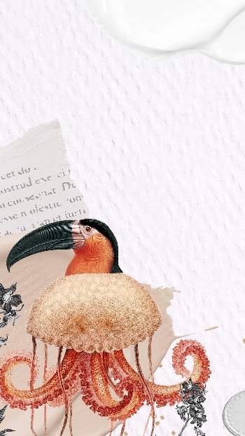 Toucan iPhone wallpaper, vintage surreal | Free Photo - rawpixel
