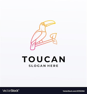 toucan logo design
