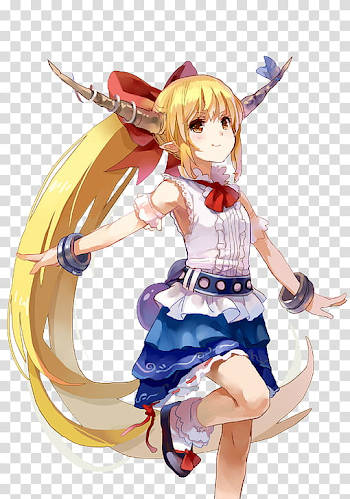 Touhou Project Suika Ibuki illustration transparent background PNG ...