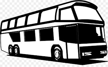 Tour bus service School bus Download - Silhouette bus vector 
