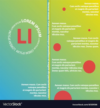 Tour of the world brochure settemplate of flyear vector image
