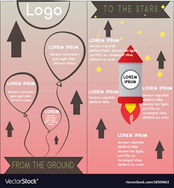 Tour of the world brochure settemplate of flyear vector image