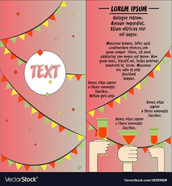 Tour of the world brochure settemplate of flyear vector image