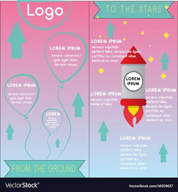 Tour of the world brochure settemplate of flyear vector image