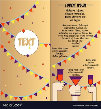 Tour of the world brochure settemplate of flyear vector image