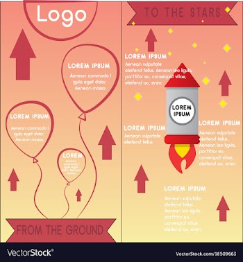 Tour of the world brochure settemplate of flyear vector image