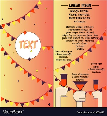 Tour of the world brochure settemplate of flyear vector image