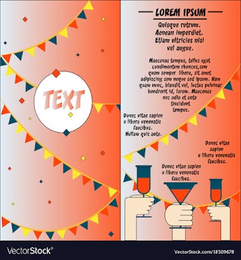 Tour of the world brochure settemplate of flyear vector image