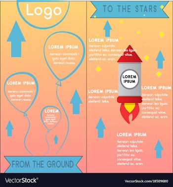 Tour of the world brochure settemplate of flyear vector image