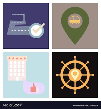 Tourism icon set included icons as tourist guide vector image