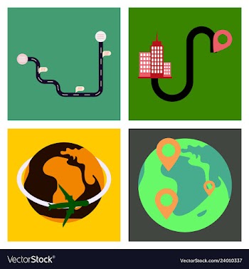 Tourism icon set included icons as tourist guide vector image