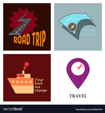 Tourism icon set included icons as tourist guide vector image