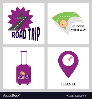Tourism icon set included icons as tourist guide vector image