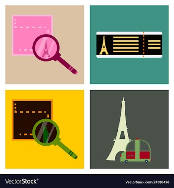Tourism icon set included icons as tourist guide vector image