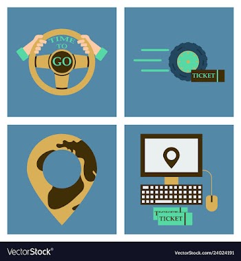 Tourism icon set included icons as tourist guide vector image