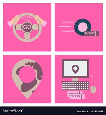 Tourism icon set included icons as tourist guide vector image