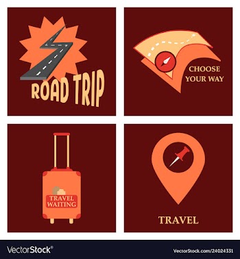 Tourism icon set included icons as tourist guide vector image