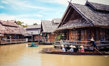 Tourists Riding a Boat