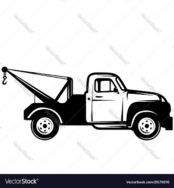 Tow truck eps vector image