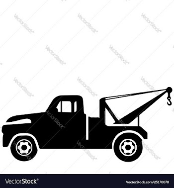Tow truck eps vector image