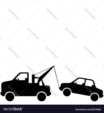 Tow truck eps vector image