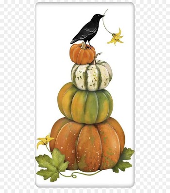 Towel Napkin Paxf1o de cocina Flour sack Pumpkin - pumpkin 