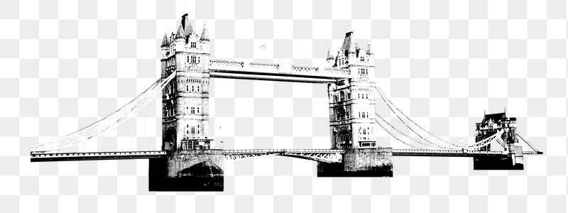 Tower Bridge png sticker, London | Free PNG - rawpixel
