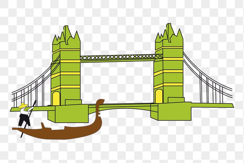 Tower Bridge png sticker, transparent | Free PNG - rawpixel