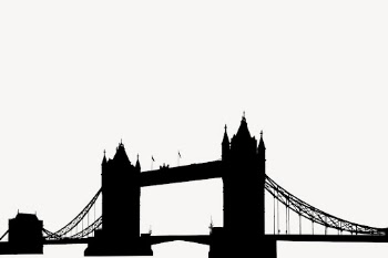 Tower Bridge silhouette border, London | Free PSD - rawpixel