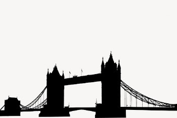 Tower Bridge silhouette border, London | Free Vector - rawpixel