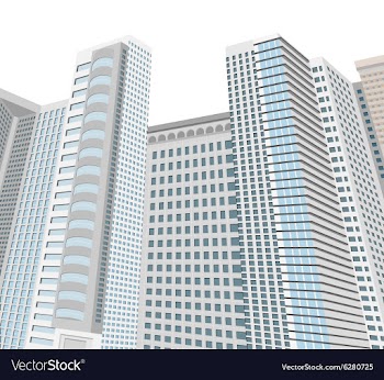 Tower scene vector image