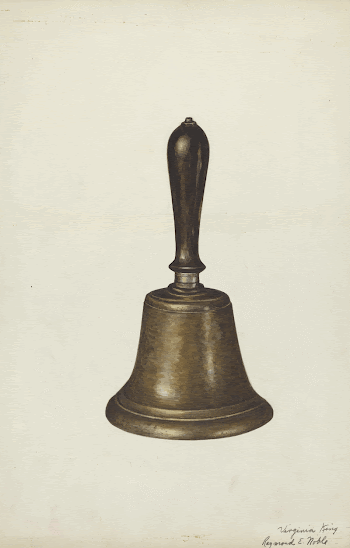 Town Crier's Bell (1935&ndash;1942) by Raymond | Free Photo - rawpixel